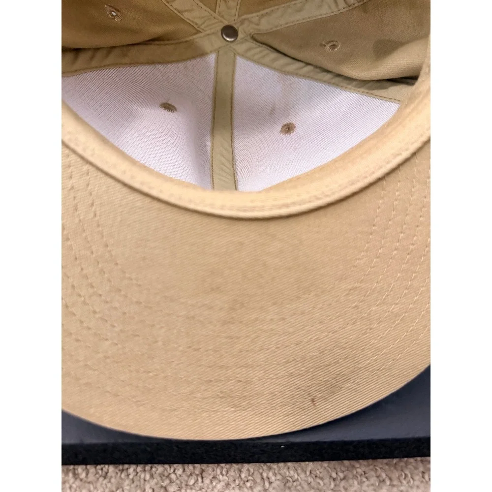 Dickies Vintage Mens Hat‎ Cap Flat Bill Strapback Adjustable Tan Khaki